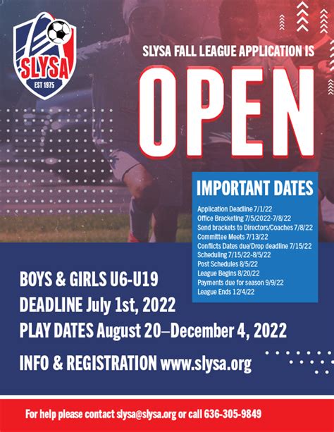 slysa fall 2023|SLYSA Elite Fall 2023 .